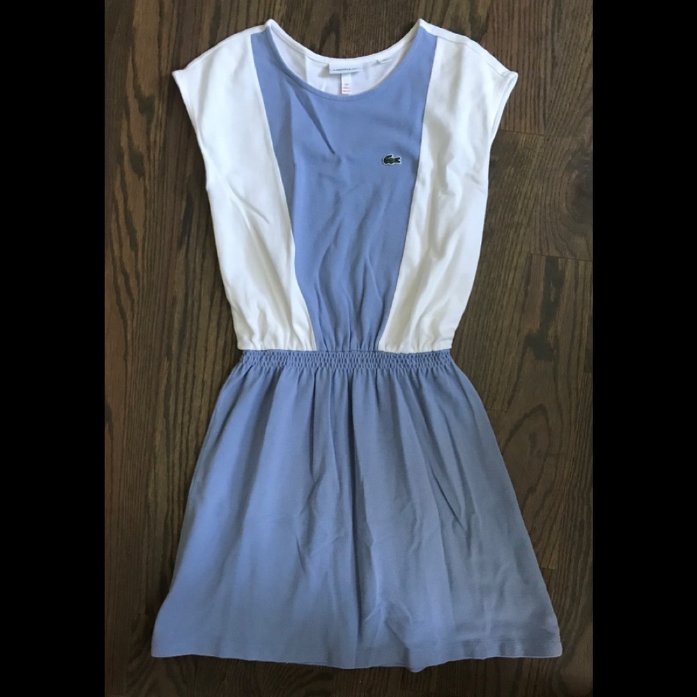 Lacoste girls size 10 color block dress
